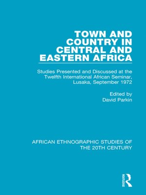 cover image of Town and Country in Central and Eastern Africa